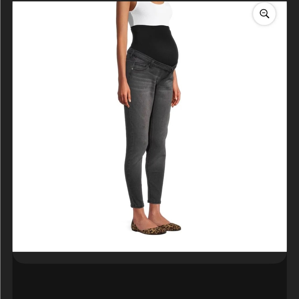 HOST PICK NWT maternity jeans large black H40